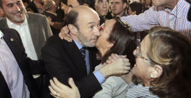 Rubalcaba confía en remontar, aunque admite que va por detrás