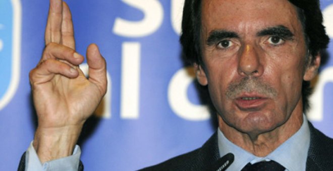 Aznar suspende sus actos por la muerte del padre de Ana Botella