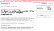 ETA confirma en 'Gara' que "el desarme está en la agenda"