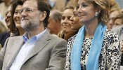 Aguirre promete estar "detrás" de Rajoy para sacar al país de la crisis