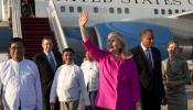 Hillary Clinton inicia una visita histórica a Birmania