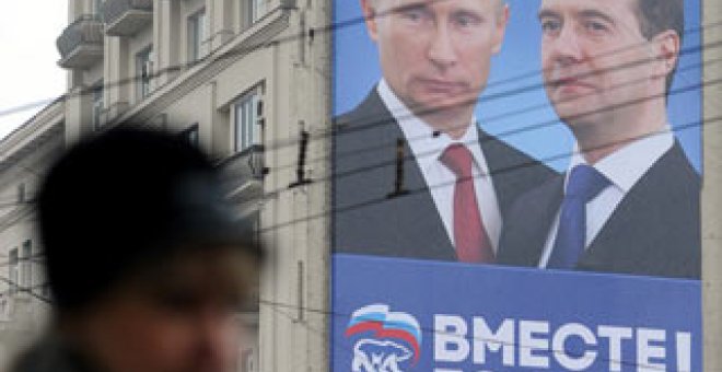 Medvédev llama a los rusos a "votar la opción correcta"