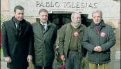El líder de UGT critica ante la tumba de Pablo Iglesias el giro de Zapatero