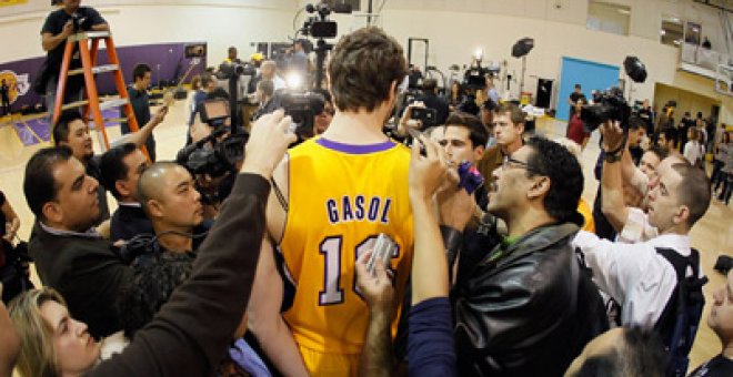 Gasol, un día más en el escaparate