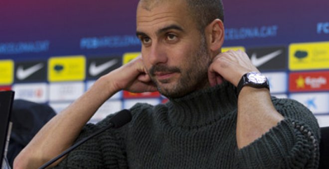 Guardiola no habla sobre su renovación