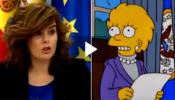 El Gobierno se 'inspiró' en Los Simpsons para justificar los recortes