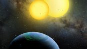 Existen millones de planetas con dos soles