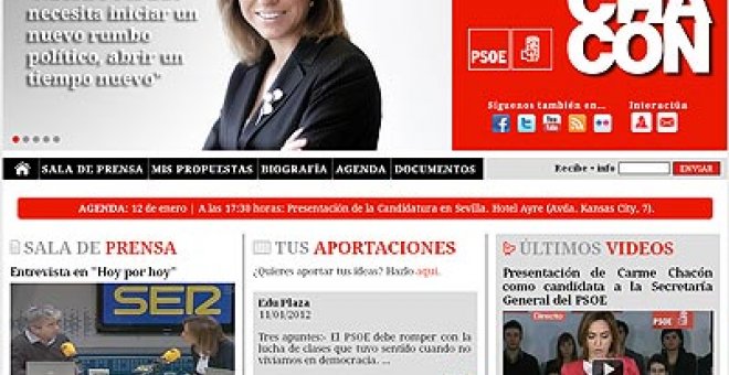 Chacón quiere liderar el PSOE para devolverle "su fuerza y su frescura"