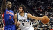 Marc Gasol y Ricky Rubio, decisivos en la victoria de sus equipos