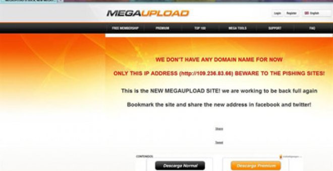 Aparecen estafas que simulan la vuelta de Megaupload