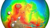 Un océano abarcó casi todo el hemisferio norte de Marte