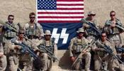 Una foto de unos marines con una bandera nazi desata la polémica
