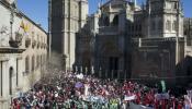 Masivas protestas en Toledo y el País Valencià