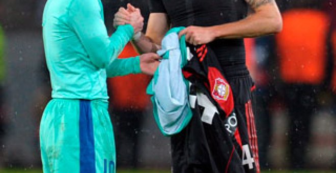 La camiseta de Messi despierta molestias en el Bayer Leverkusen