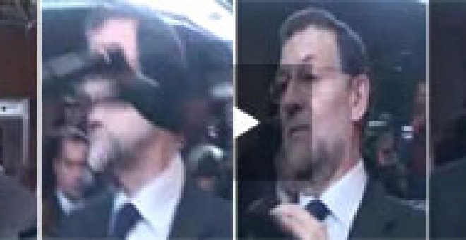 El último 'choque' de Rajoy con los micrófonos