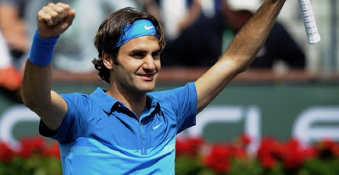 Federer se impone en Indian Wells
