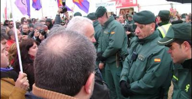 La Guardia Civil dificulta a IU su homenaje a los comuneros