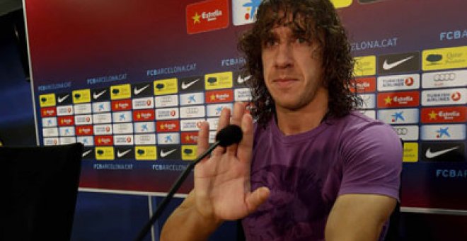 Puyol: "Quiero retirarme en el campo y no en el quirófano"