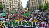 Un detenido por agredir a un policía en una manifestción en Barcelona