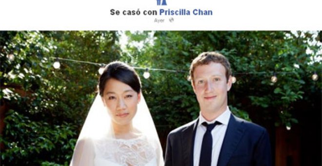 Mark Zuckerberg se casa con su novia Priscilla Chan