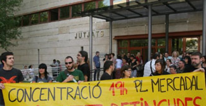 Prisión para dos de los detenidos en Barcelona por los altercados del 29-M