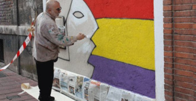 750 euros de multa por pintar un mural republicano en Valladolid