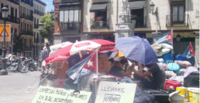 Cubanos indignados en Madrid