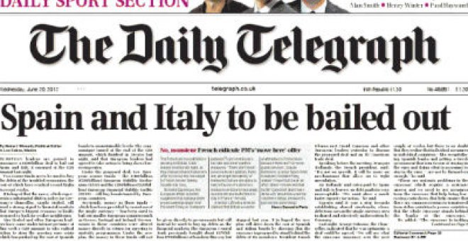España e Italia serán rescatadas, según la prensa británica
