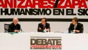 Zapatero, recibido entre abucheos en un debate con Cañizares