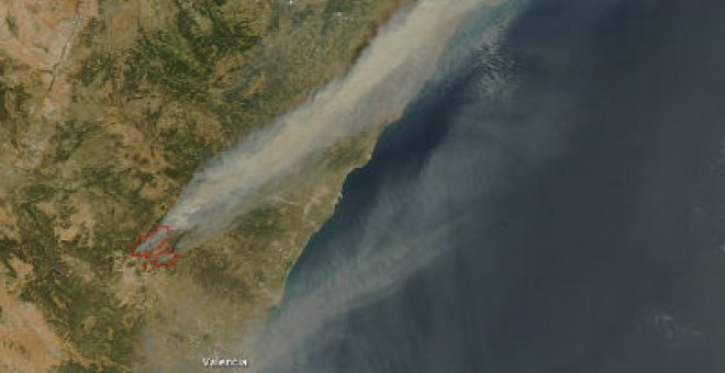 La NASA capta imágenes del desastre natural de Valencia