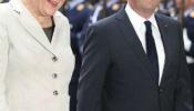 Merkel y Hollande pactan compartir la presidencia del Eurogrupo