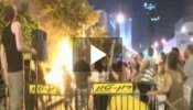 Un hombre se quema a lo bonzo en Israel