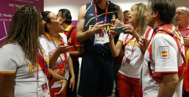 A unas horas de la ceremonia... y Gasol sin zapatos