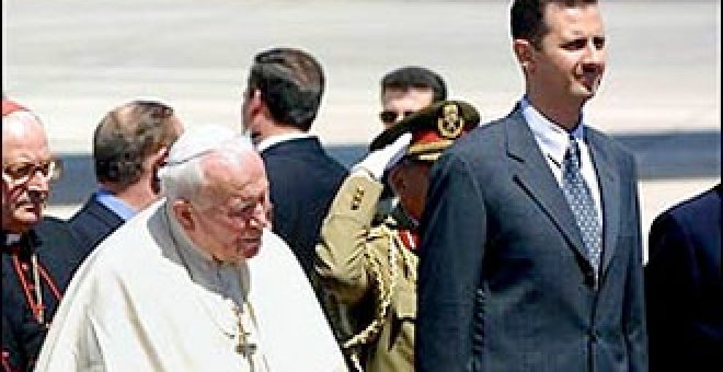 Las cordiales relaciones del régimen de Al Asad con el Vaticano