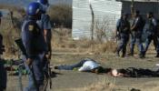 Al menos 30 mineros muertos en Sudáfrica por disparos de la Policía