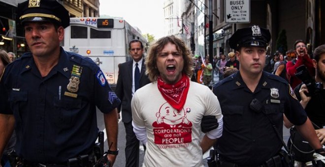 Más de un centenar de detenidos en el aniversario de 'Occupy Wall Street'