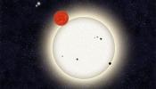 Descubren un planeta en un sistema de cuatro estrellas
