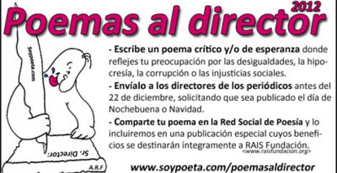 'Poemas al director' para expresar esperanza en los medios de comunicación