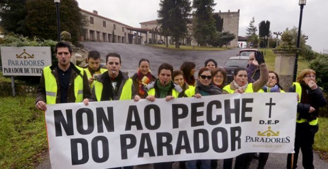 El 80% de los trabajadores secundan la huelga de los Paradores, según los sindicatos
