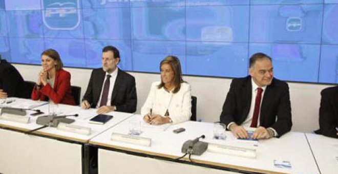 El PP defiende los recortes en el primer aniversario del Gobierno de Rajoy