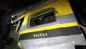 19 muertos y 107 heridos al descarrilar un tren en Egipto