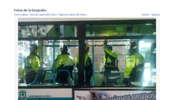 La Policía Local de Huelva patrulla en autobús por falta de vehículos
