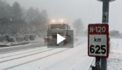 La nieve y el viento ponen en alerta a toda España