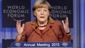 Merkel pone deberes en Davos: "Debemos seguir con las reformas estructurales"