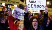 Segunda noche de protestas contra la corrupción del PP en Madrid y Barcelona