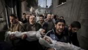 Una foto de dos niños muertos en Gaza gana el World Press Photo 2012