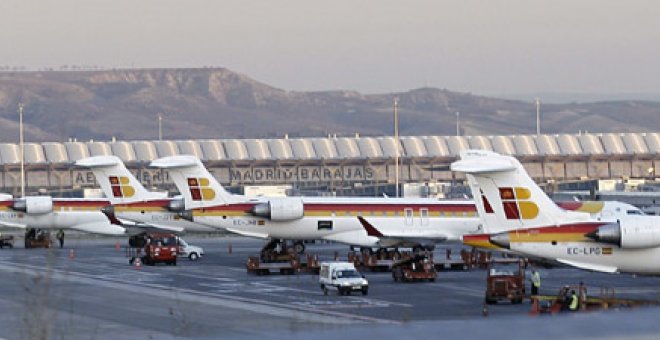 La huelga en Iberia afecta a 1.200 vuelos de su grupo