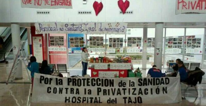 Hospitales y centros de salud madrileños, de nuevo encerrados