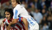 Un Atlético sin pólvora en La Rosaleda