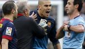 Valdés, sancionado con cuatro partidos por su expulsión en el Bernabéu